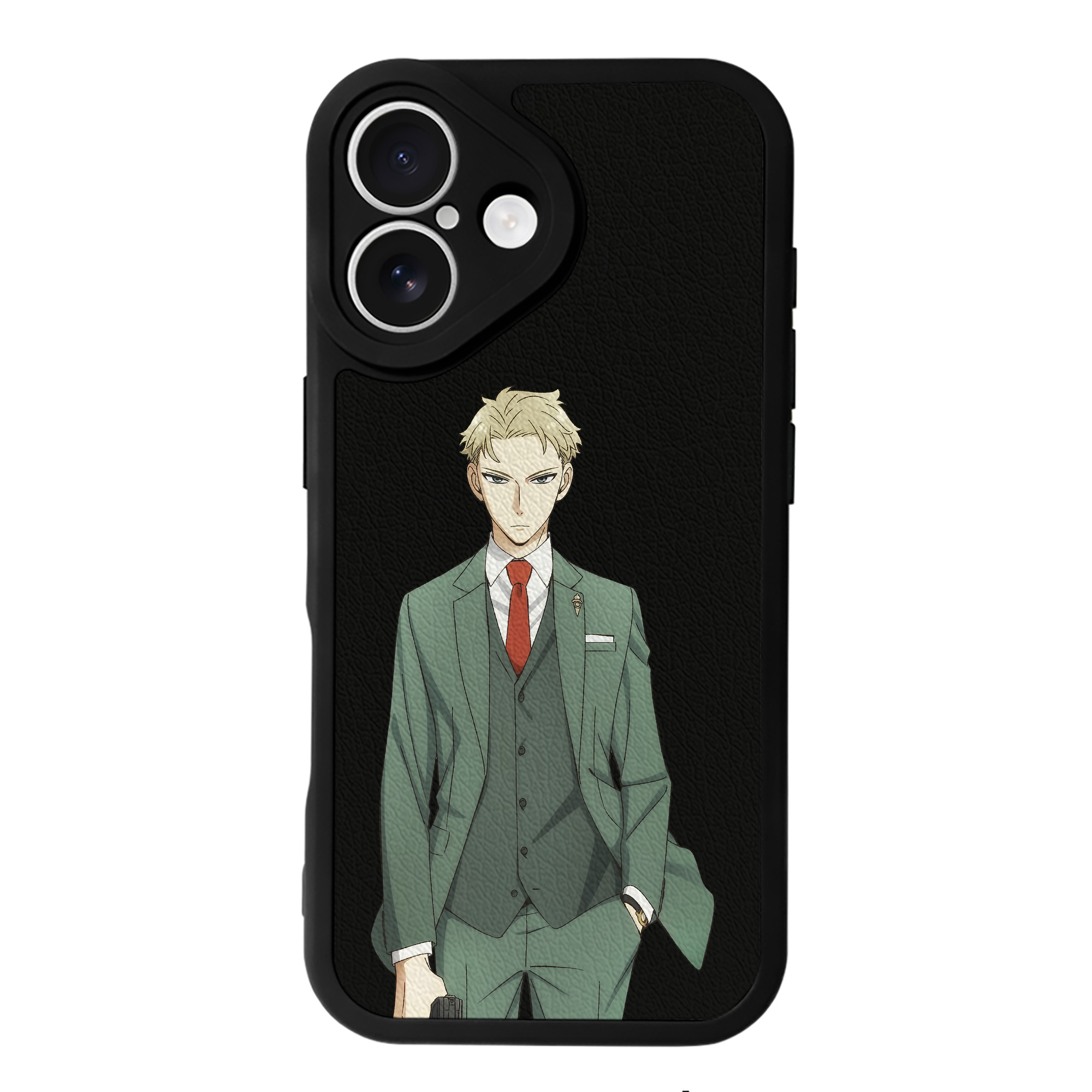 （画像用） SPY×FAMILY间谍家家酒 【iPhone 16シリーズ対応】シリコンスマホケース（レザー調） 材質：シリコン